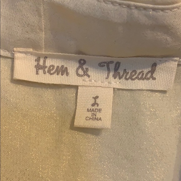 Creamy/Gold Blouse - Picture 2 of 3